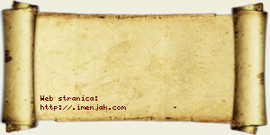 Tijana Pajević vizit kartica